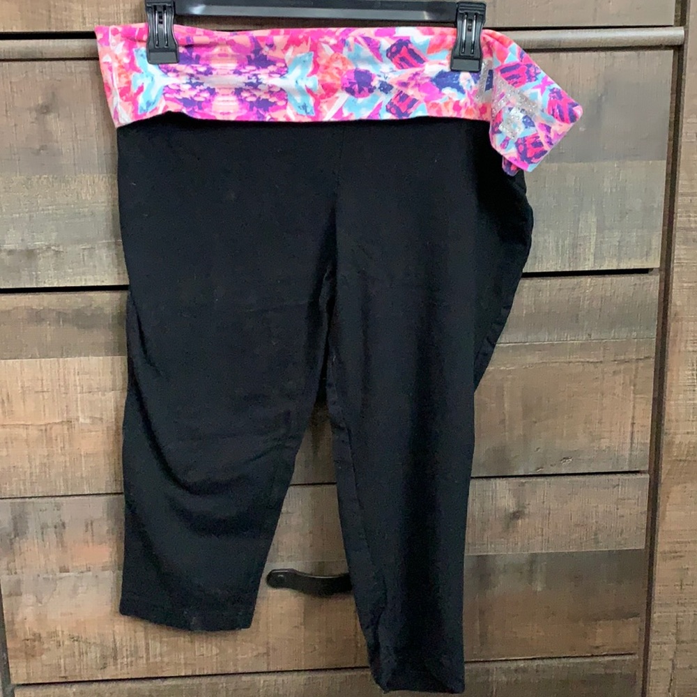 Black and tie dye work out pants/leggings